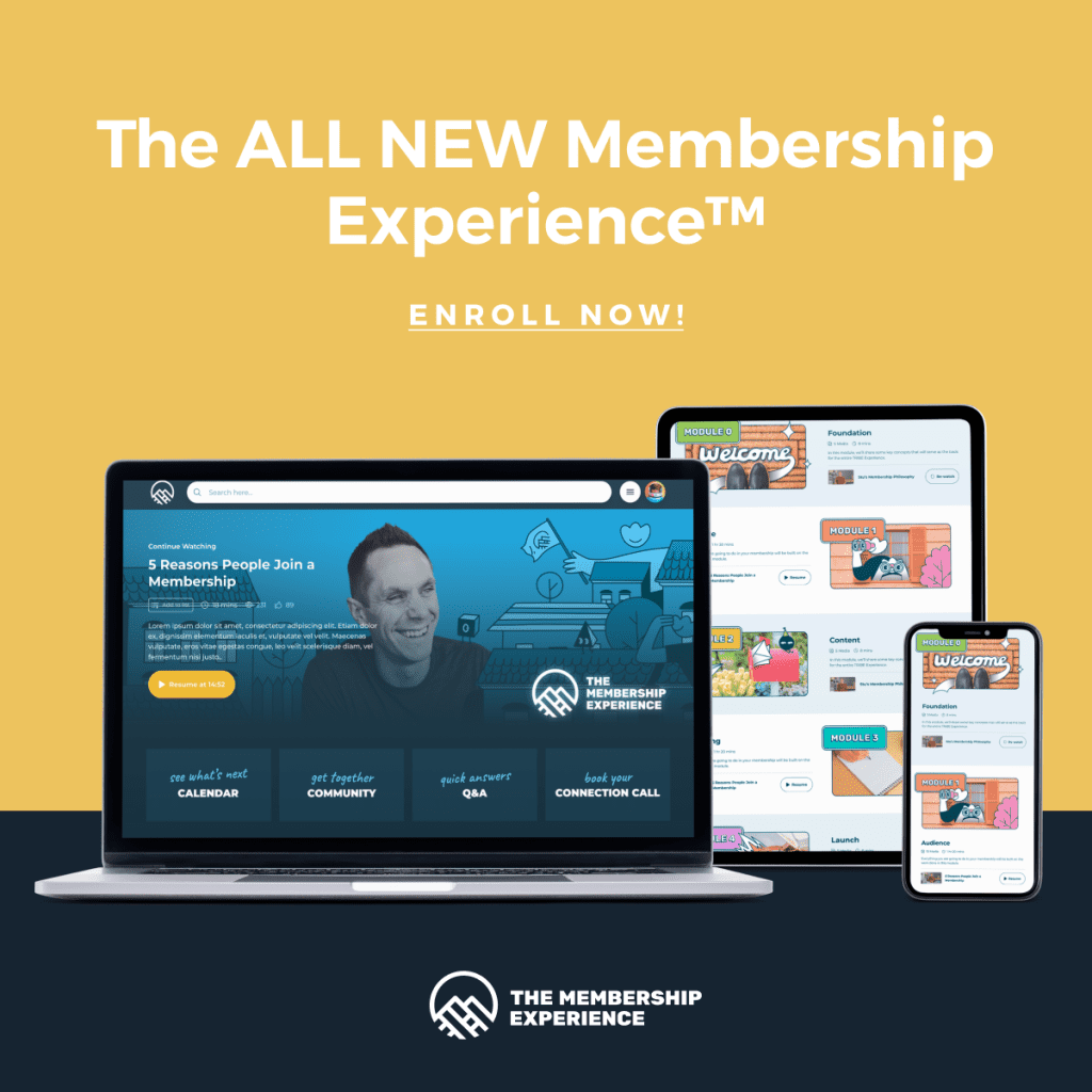 Overview of the Membership Experience on different devices